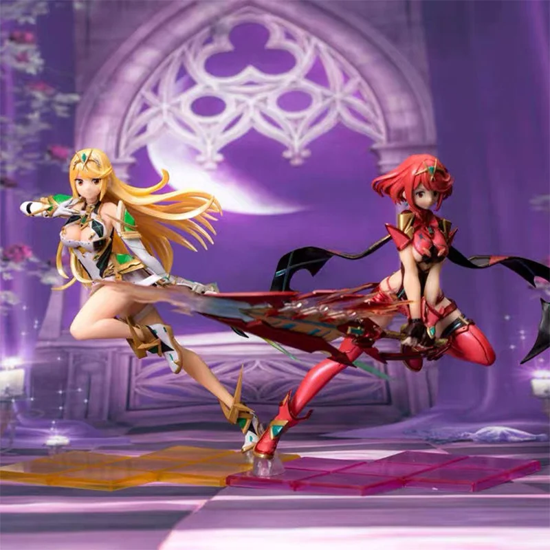 

Anime Game Sexy Girl Figures Xenoblade Chronicles 2 Hikari Mythra / Pyra Homura Pvc Collection Model Statue Figure Toy Presents