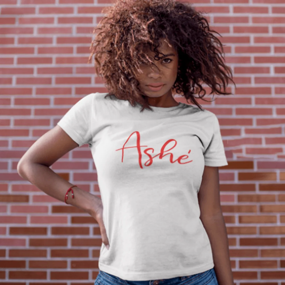 Футболка унисекс Ashe праздничная рубашка с изображением богини ИФА йорлубы