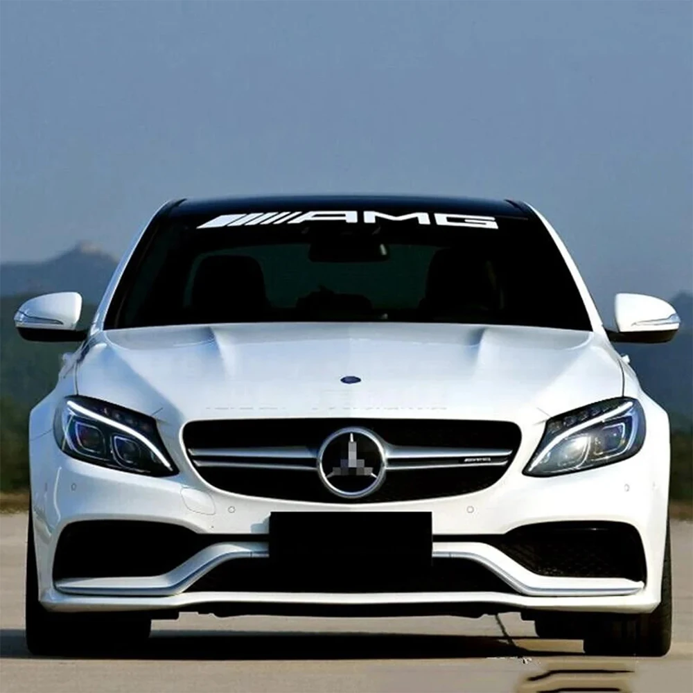 

См x 10 см AMG Автомобильная наклейка на лобовое стекло полосы Автомобильная фотография Виниловые наклейки для автомобиля и фотографий