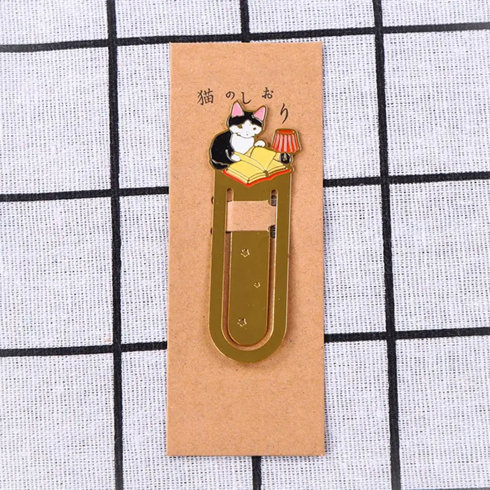 

Convenient Diary Bookmark Rust-proof Stoving Varnish Lightweight Student Metal Reading Bookmark Book Marker Reading