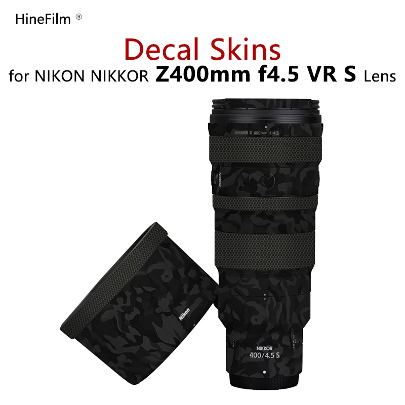 Купи Nikkor Z400 Lens Sticker Decal Skin For Nikon Z 400mm f/4.5 VR S Lens Protector Coat Wrap Cover Protective Film за 2,399 рублей в магазине AliExpress