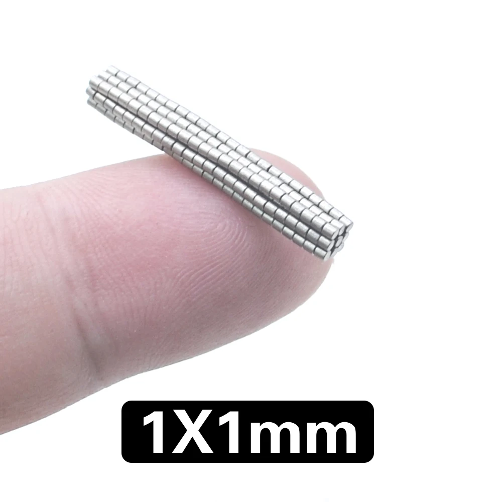 Неодимовый магнит NdFeB N35 маленький небольшой круглый 1x1 2x1 2x2 2x3 3x1 3x3 3x2 мм 30 шт. |
