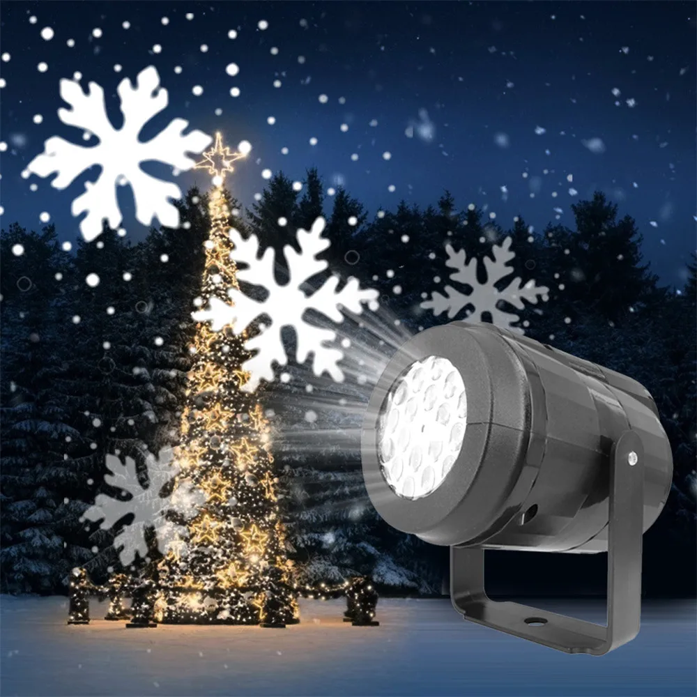 Snowfall LED Light Projector Snowflake Projector Lamp for Holiday Party Garden Home Winter Outdoor Indoor Decor