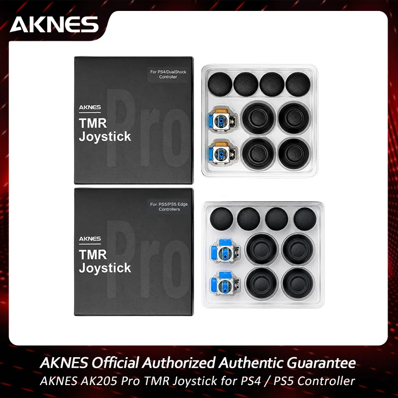 Фото Электромагнитные джойстики AKENS HALLPI AK205 Pro V6 TMR для PS4, PS5 / PS5 Edge – сменные аксессуары для контроллеров №1