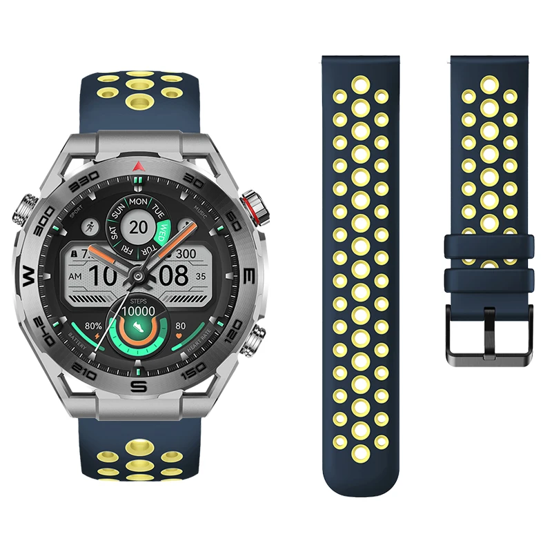 Мягкий силиконовый ремешок подходит для спортивных часов Haylou Watch R8 универсальный