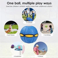 flying ufo flat throw disc ball without led light magic ball toy kid outdoor garden beach game childrens sports balls