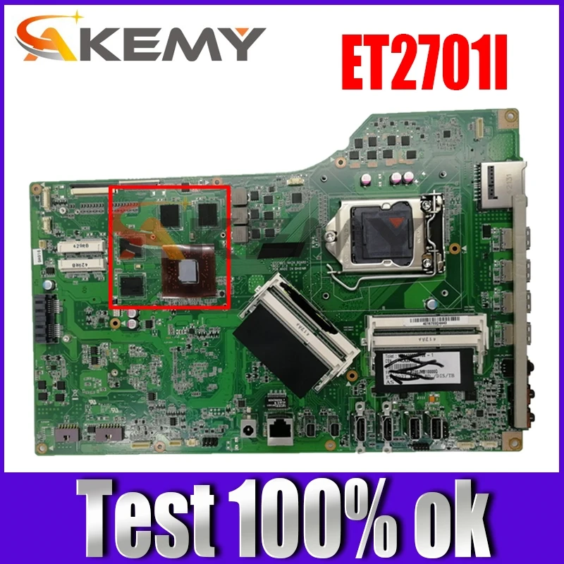 

ET2701I all-in-one mainboard 60PT00D0-MB4A020 REV 1.1 For ASUS ET2701I Desktop motherboard 100%Tested Working Well free shipping