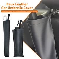 umbrella storage bag with strap faux leather car umbrella cover handle umbrella storage carrying with strap
