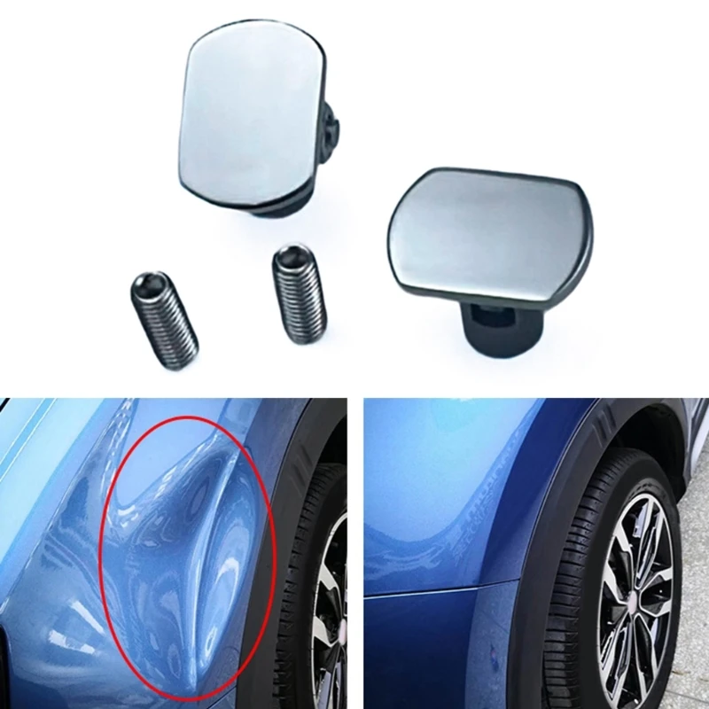 

2pcs Car Dent Repair Pad Iron Tool Steering Head M8-hread Slider Head Universal AOS