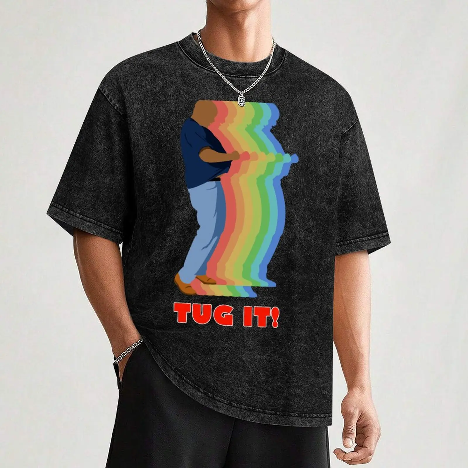 Футболка TC Tuggers синяя арховая футболка большого размера мужская