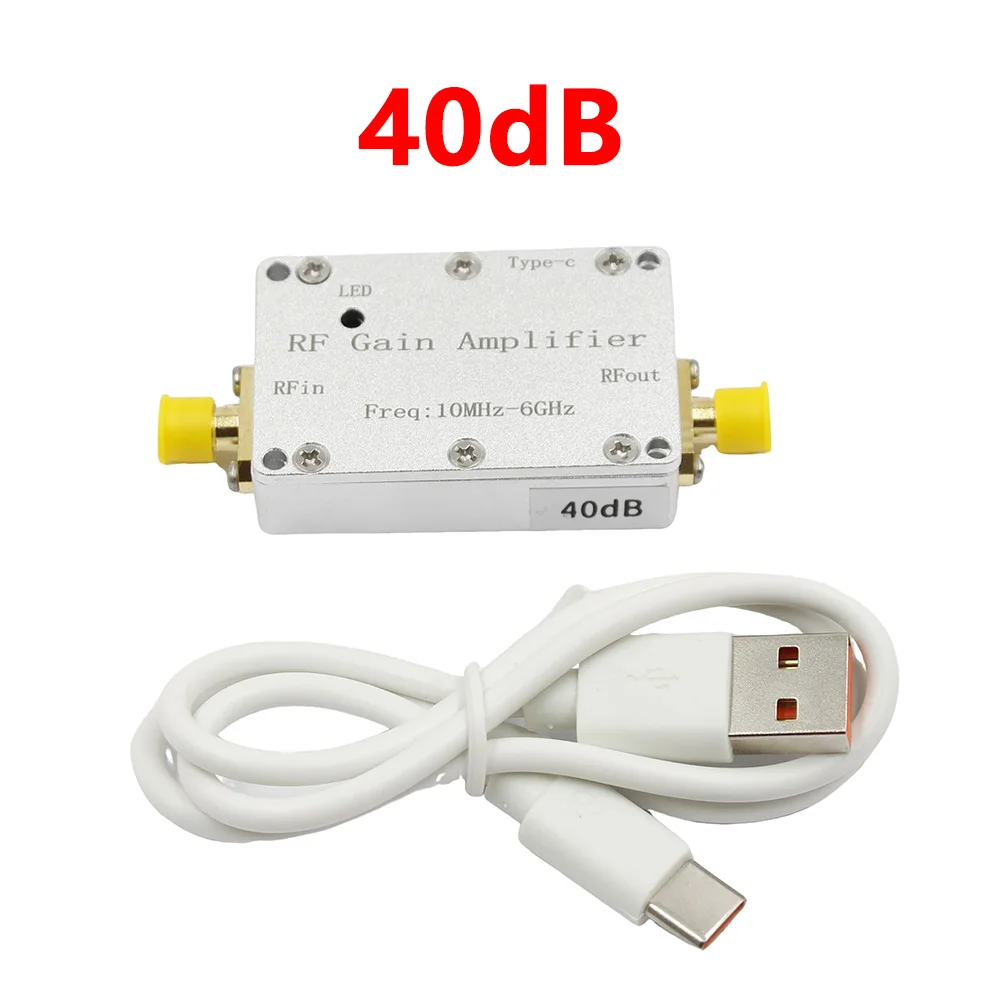 

Усилитель с усилением RF 10–6 ГГц, 10 дБ, 20 дБ, 30 дБ, 40 дБ, высокая плоскостность, усилитель мощности RF, сигнал привода 433 м, 915 м, 1,2 г, 1,5 г, 2,4 г, 5,8 ГБ