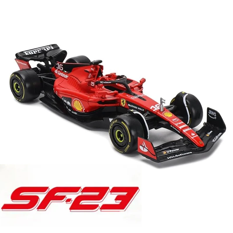 

Bburago 1:43 Formula 1 2023 Ferrari SF23 # 16 Lecler # 55 Alloy Die Casting Model Car Toy Collection First Order Equation