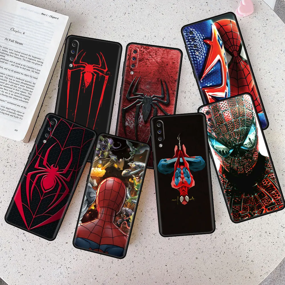 

Case Coque Samsung Galaxy A51 A72 A50 A32 A12 A21s A52 A30s A42 A20s A53 A20e Silicone spiderman marvel superheroes Phone Capa