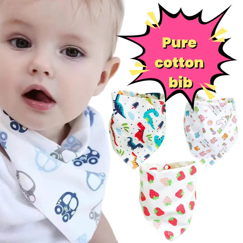 Очаровательное оформление из мультфильма-Мягкое хлопковое слюнявное полотенце