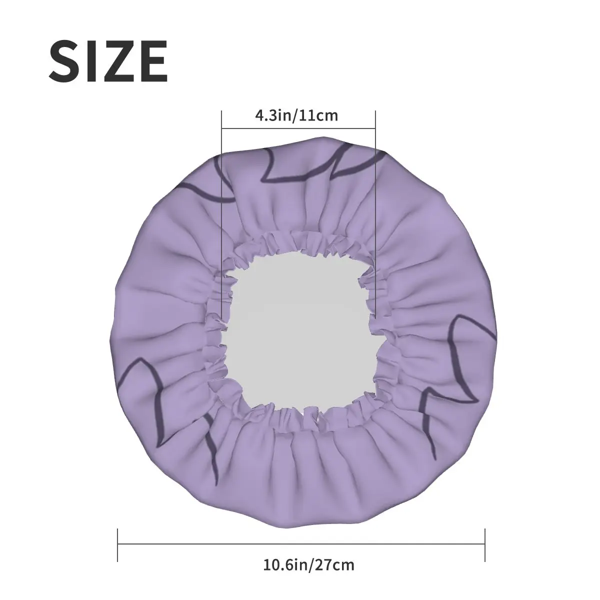 Espurr двойная Водонепроницаемая мягкая шапочка для душа купания