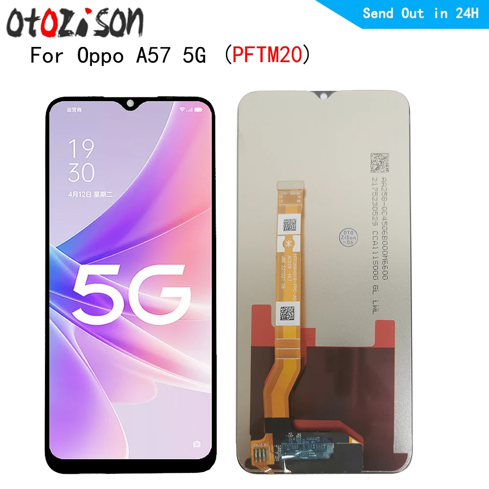 6 56-дюймовый IPS-экран для Oppo A57 5G 2022 PFTM20 ЖК-экран сенсорная панель дигитайзер с
