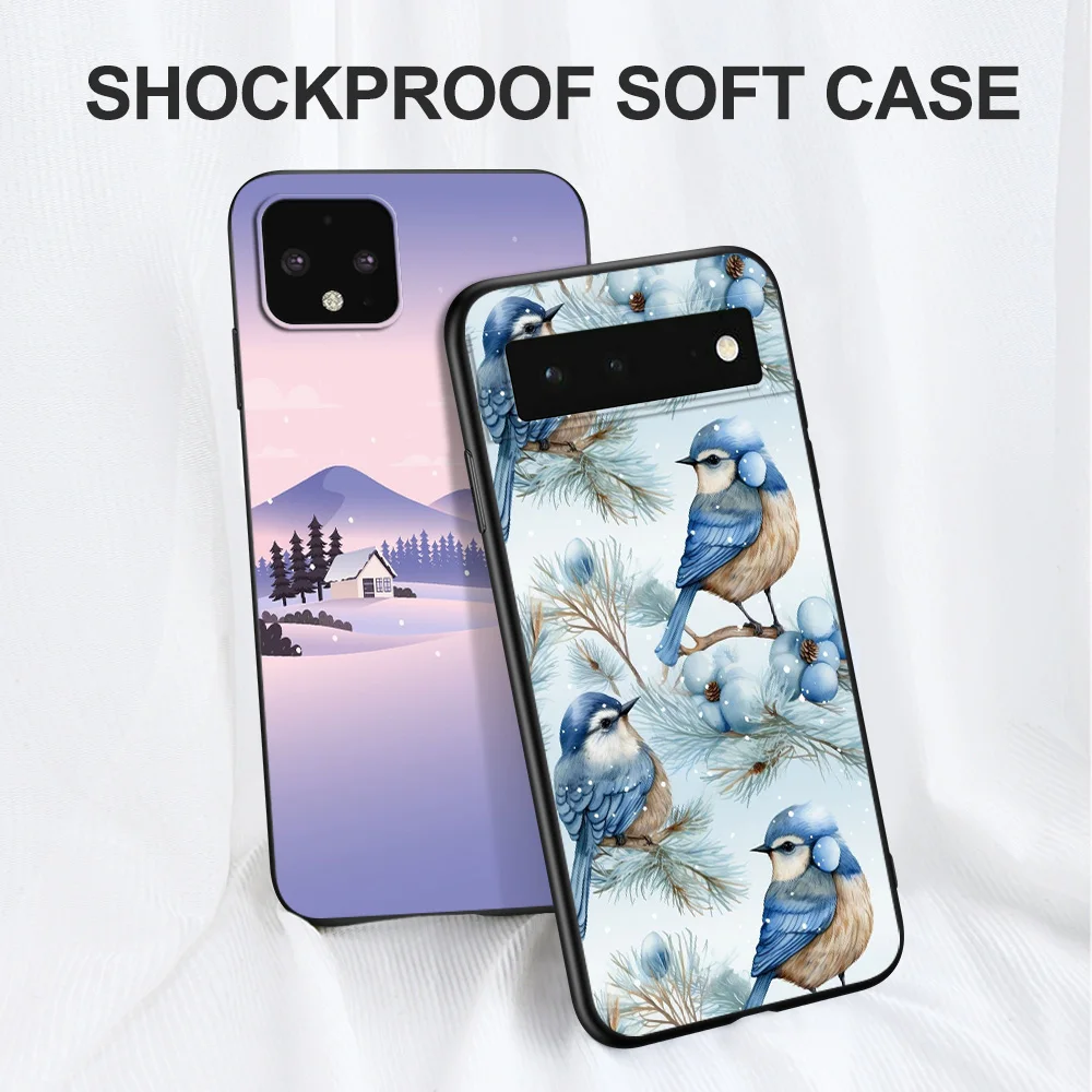 Черный чехол из ТПУ для телефона TCL 30 plus 303 30XE В 30SE E 306 305 40R 40SE 405 406 408 Зима