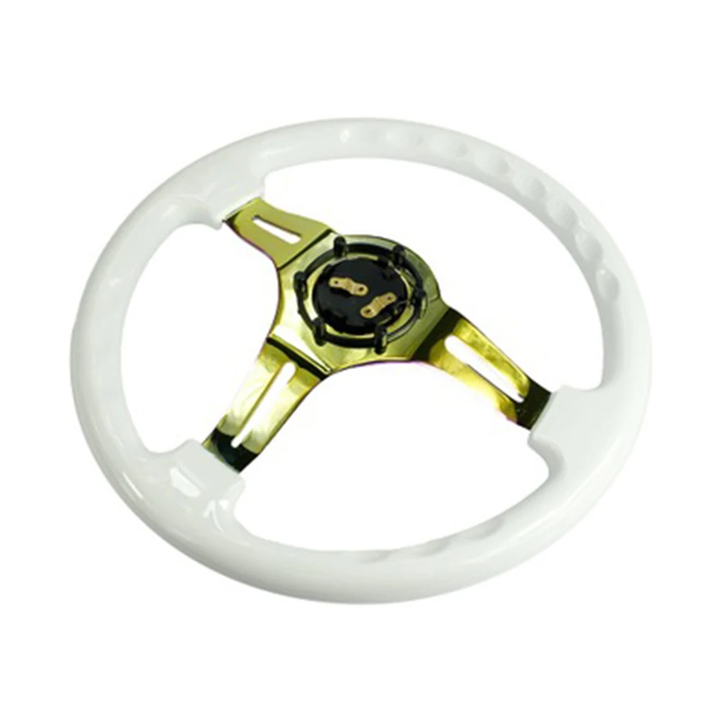 

Auto Universal Racing Car Steering Wheel Aluminum With ABS Cover Steering Wheel Car Accessories