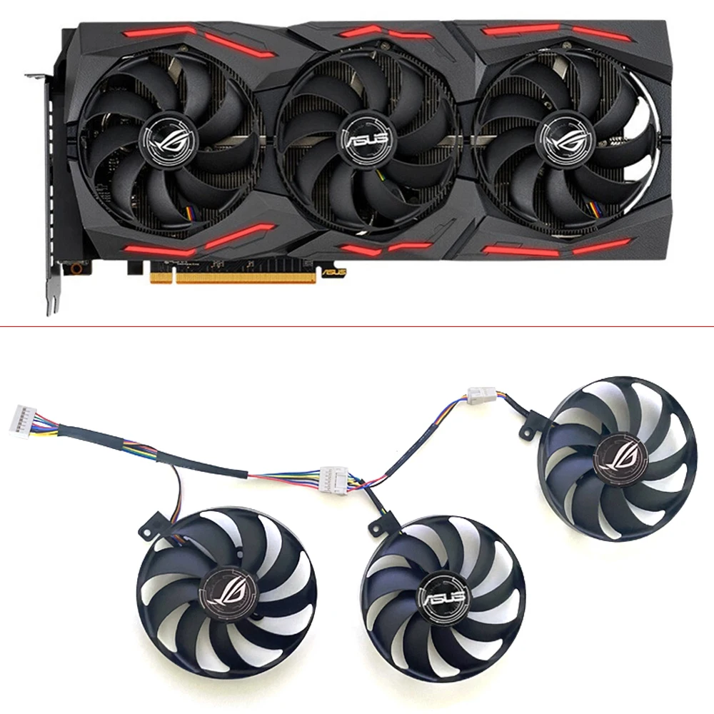 Вентилятор для ASUS ROG STRIX-GeForce RTX 2070 2080 SUPER Ti GAMING RTX2080 RTX2080Ti