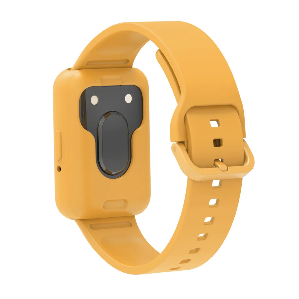 Фото Ремешок силиконовый для Samsung Galaxy Fit 3, сменный Браслет 2 в 1 с цветной пряжкой №5