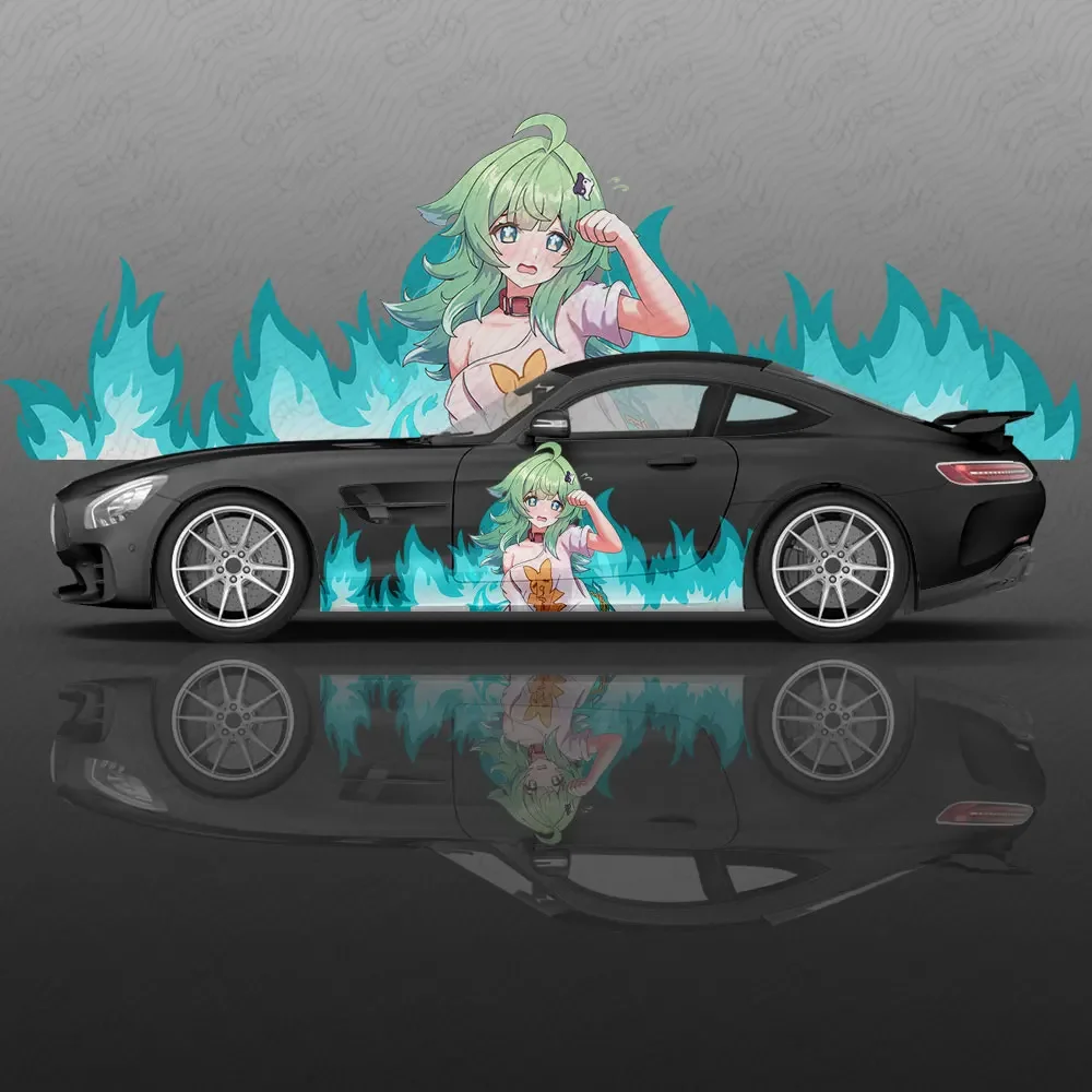 Huohuo аниме Honkai автомобильная наклейка цветок виниловые наклейки для автомобиля