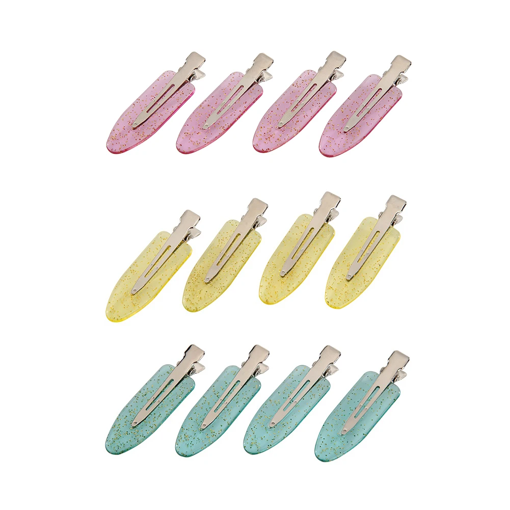 

4 шт., бесшовные заколки для волос, без изгиба