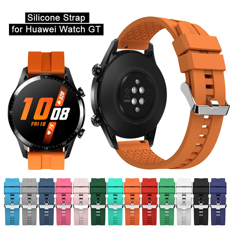 Sport Silicone Strap for Huawei Watch GT 2 pro Bracelet for GT2 46mm smartwatch Replacement correa For Honor Magic 2 watchband