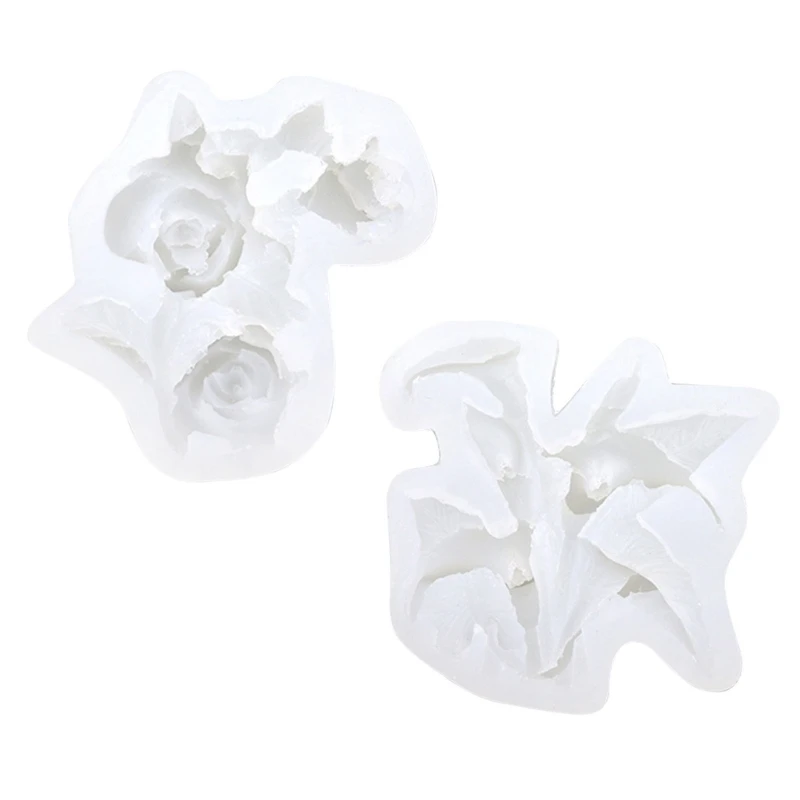 

Flower Shaped Fondant Molds Candy Mold Chocolate Mould Handmade Making Molds 40JA