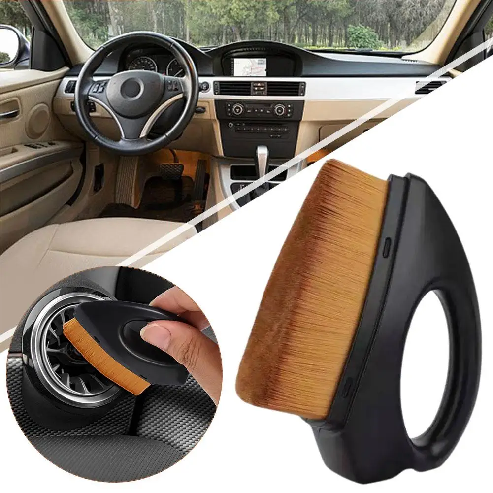 Мини-щетка для детейлинга автомобильных шин Удобная ручка из синтетического