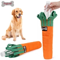 carrot design puzzle sniff durable oxford fabric aggressive funny chew pet dog toy eco friendly recycle dog toys supplier