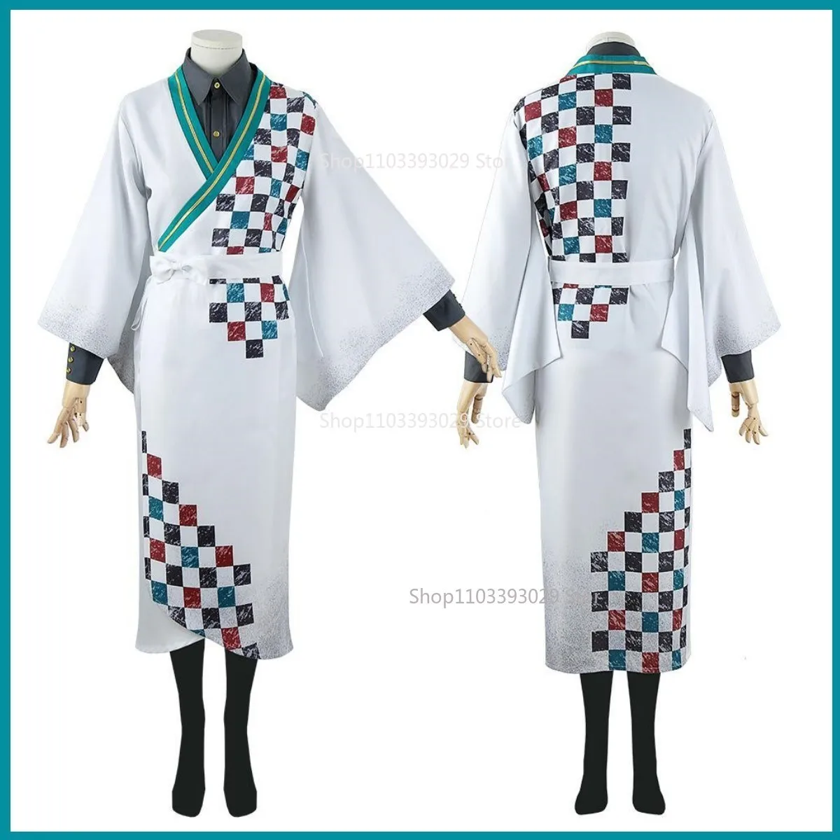 Косплей-костюм Виртуальная ты из аниме Хару парик японское кимоно плащ для