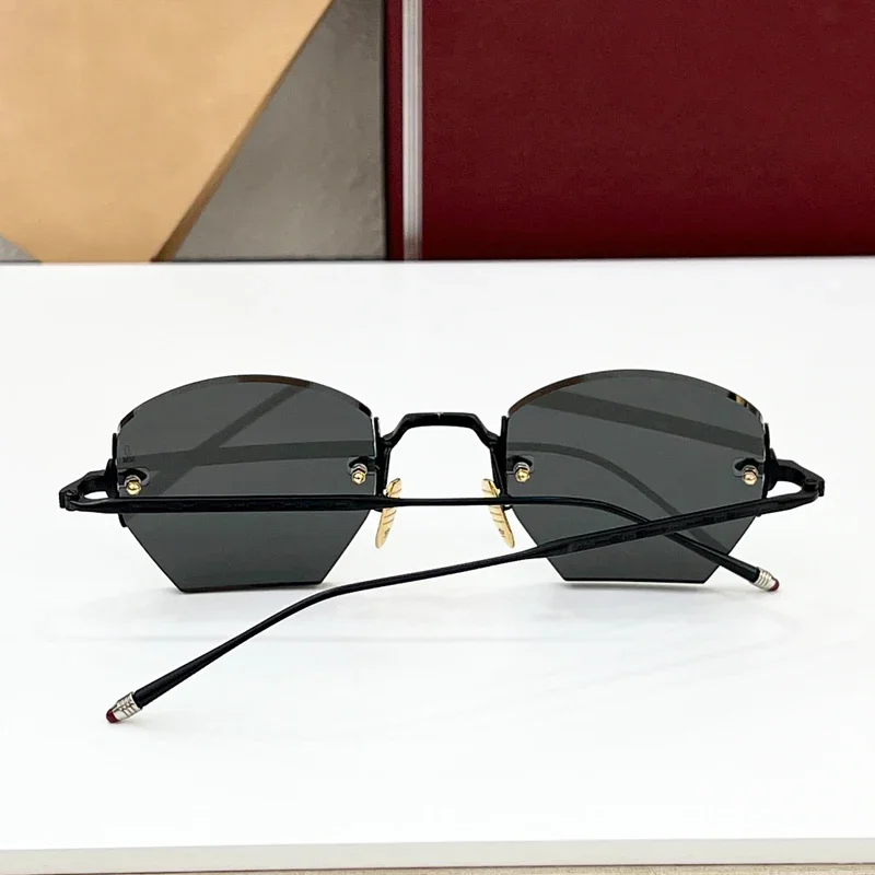 JMM OATMAN новые модные солнцезащитные очки без оправы ручной работы высокого