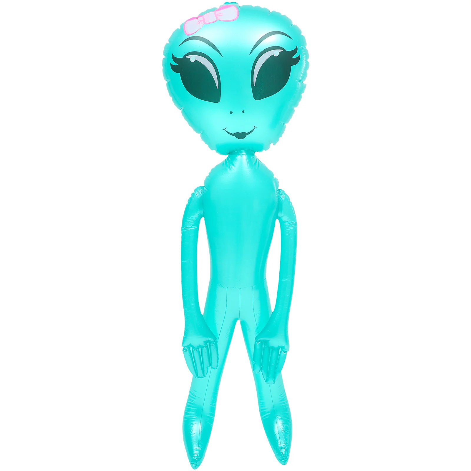 

Cartoon Inflatable Alien Child Green Ornaments Inflate Toy Pvc Halloween Balloon
