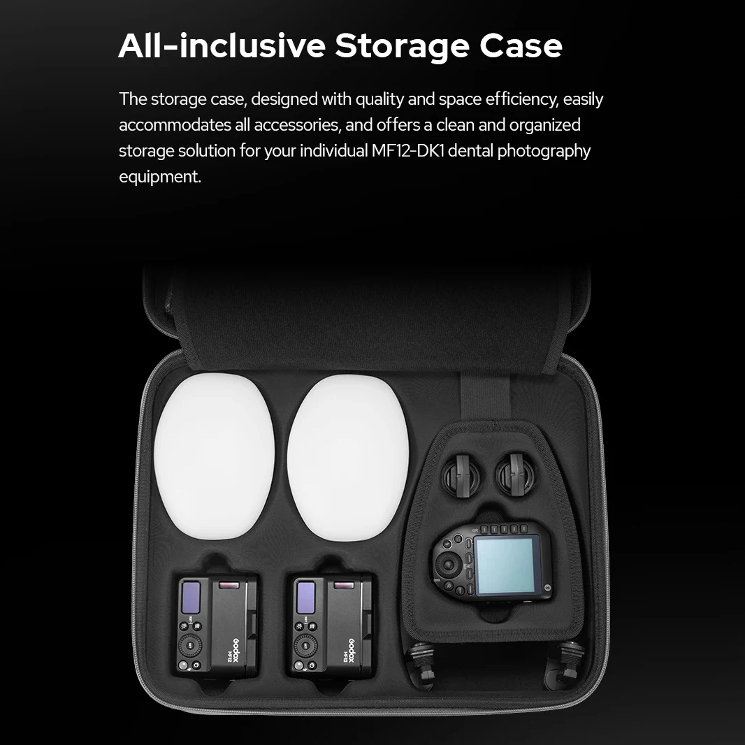 Godox MF12-DK1 TTL стоматологическая макроспышка двойной MF12 2 4G передатчик Speedlite XProII для