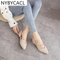 2022 new pointed toe korean low heeled temperament evening breeze gentle shoes lady with skirt single shoeswomens shoes