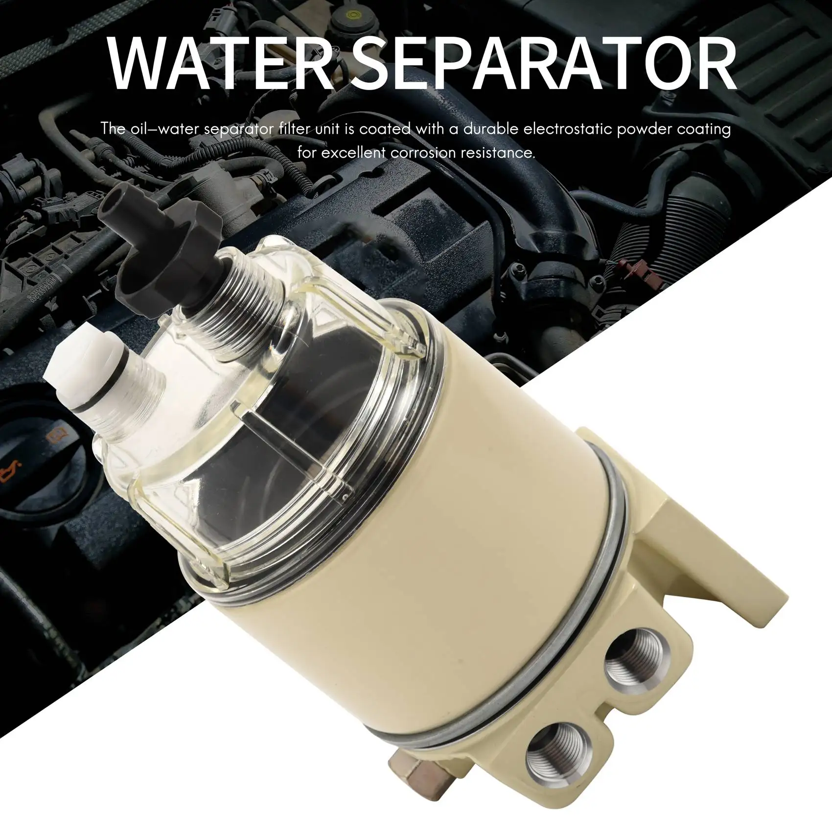 

Топливный/Водяной сепаратор R12T, фильтр двигателя для Racor 140R 120At S3240 Npt Zg1/4-19, автомобильные запчасти, полный комбинированный фильтр