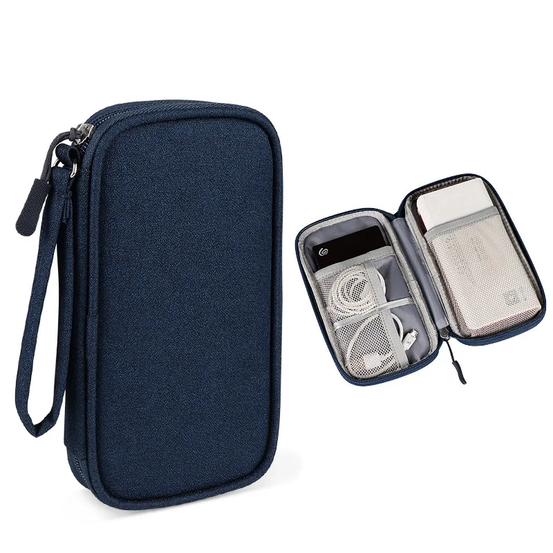 

USB Charger Cable Bag Hard Case Power Bank Case Storage Carrying Box for SSD Bag External Hard Drive Disk Power Bank Case