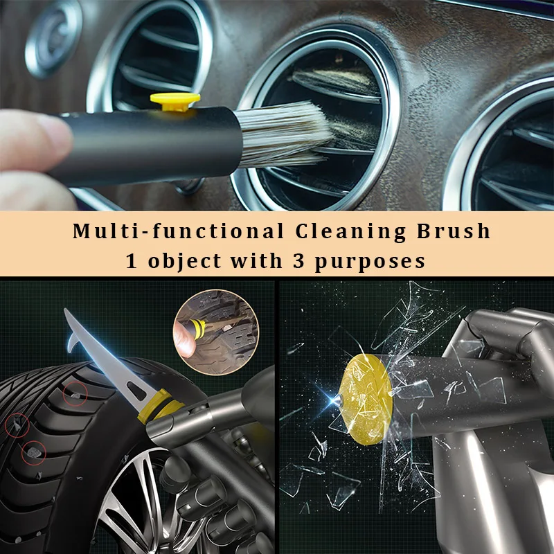 

Многофункциональный набор для чистки автомобиля