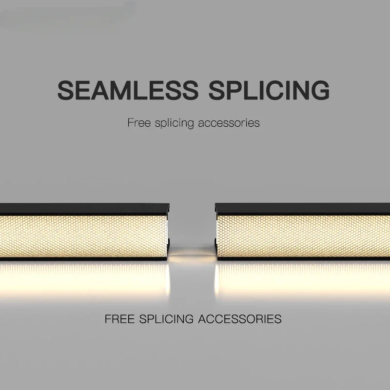 Современные линейные подвесные светильники минималистичный светодиодный