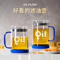youpin oil filter high borosilicate visible corrosion resistant heatable multifunctional pot detachable oil filter