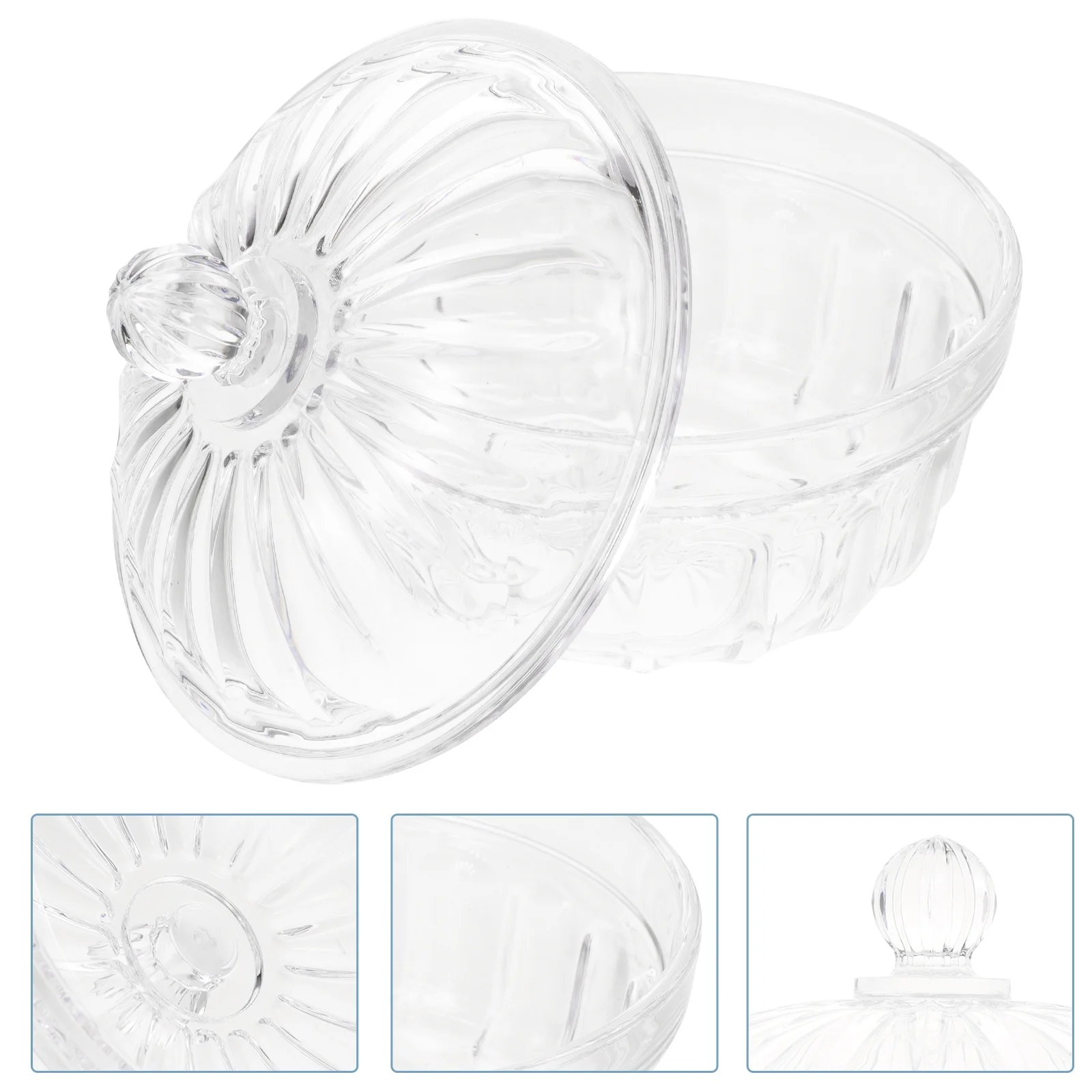 

Kitchen Multi-use Acrylic Candy Container Cookie Box Clear Candy Jar for Home Kitchen Storage Party
