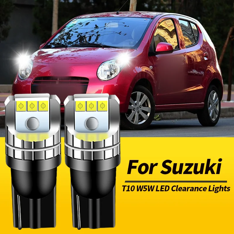2шт T10 W5W светодиодные габаритные фонари ​ Canbus для Suzuki Alto 1994-08 Baleno 95-16 Celerio 14-up Grand