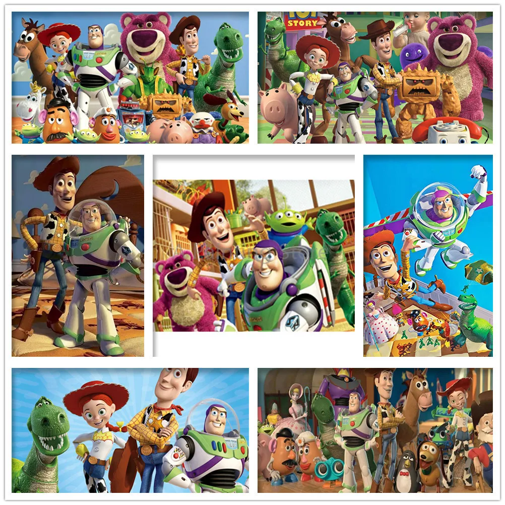 

Disney Toy Story 5D DIY Full Square Round Diamond Painting Diamond Embroidery Rhinestone Mosaic Picture Cross Stitch Home Decor