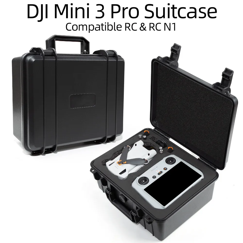 

Mini 3 Explosion-proof Box HandBag Waterproof Storage Box for DJI Mini 3 Pro Drone Carrying Case Travel Hard Case Accessory