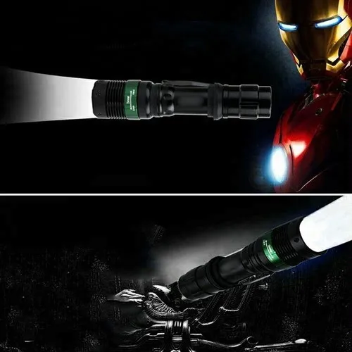 

Yopigo GA-037 Ultra Strong 3 Mode Metal Rechargeable Flashlight Cree T6 800 Meters + Rechargeable Battery