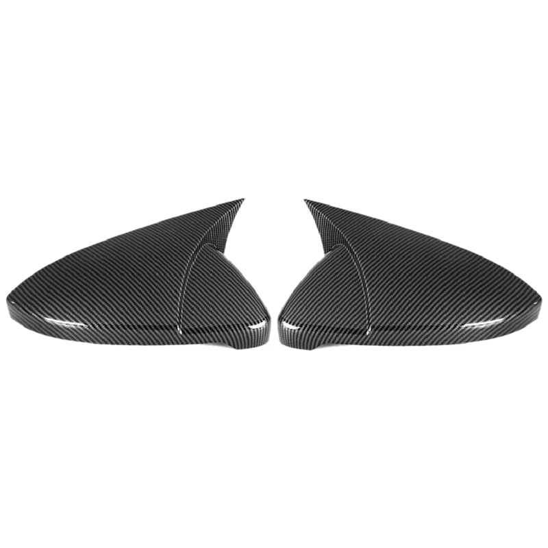 

Horn Carbon Fiber Mirror Cover Carbon Fiber Horn Rearview Mirror Caps Suitable For Volkswagen Golf Mk7 Mk7.5 Gti Gtd R