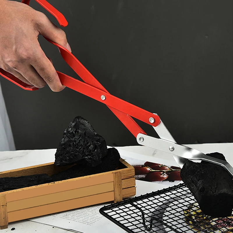 

BBQ Charcoal Tongs Barbecue Carbon Clamp Aluminum BBQ Tools Pliers Grilled Food Clip Portable Tongs Barbecue Accessories 2022
