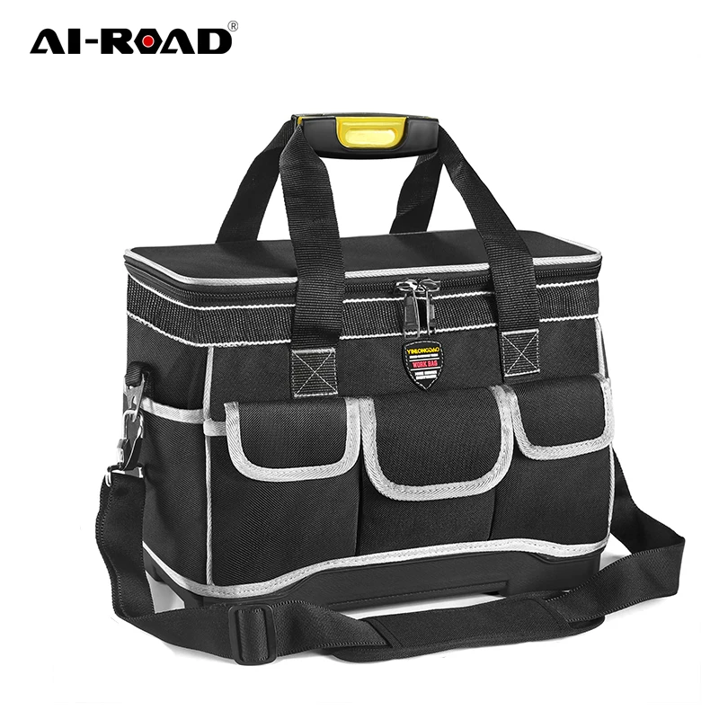 

Upgrade Tool Bag 14/16/19/20 in Electrician Bag 1680D Oxford Waterproof Wear-Resistant Strong Tool Storage Toolkit