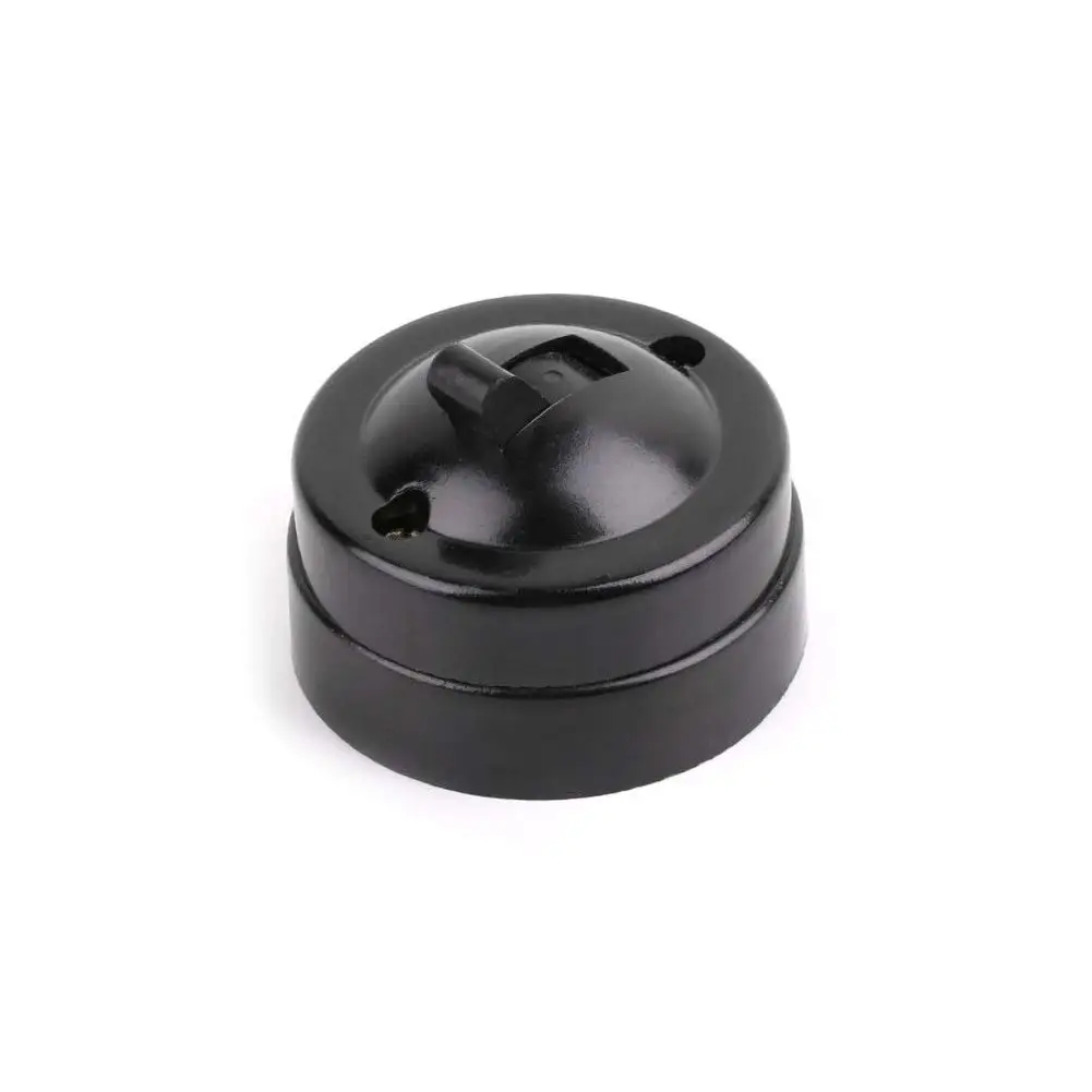 Ретро однокнопочный переключатель старомодная круглая настенная стена для