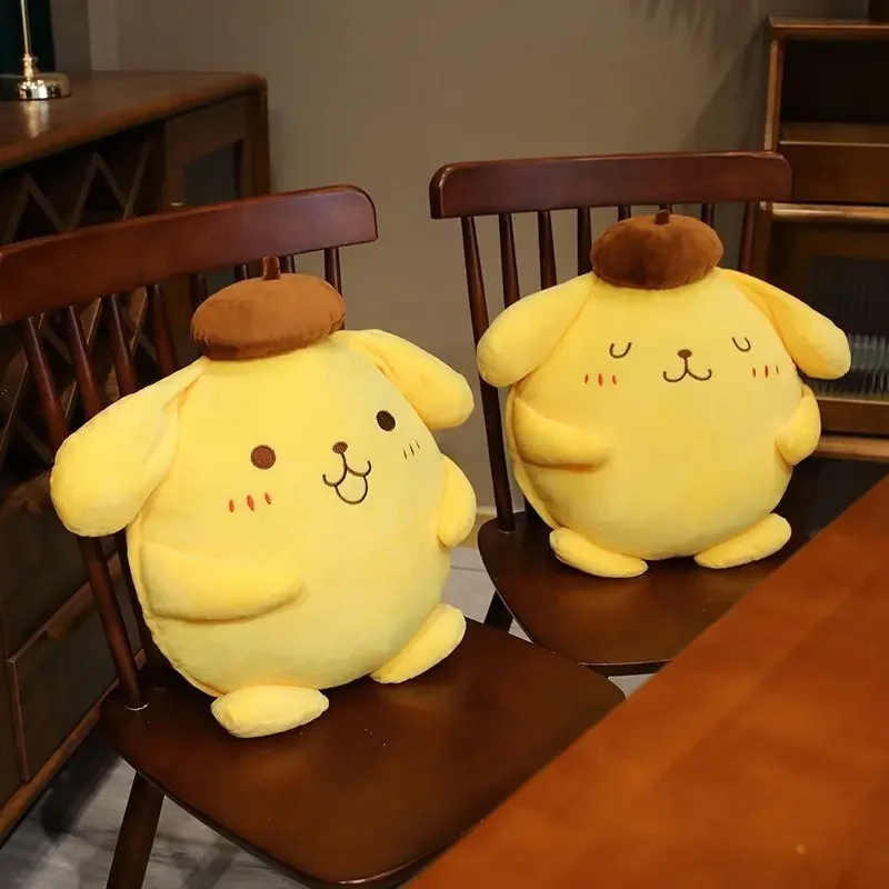 Подушка плюшевая Sanrio Onpompurin милая мягкая аниме-подушка в виде животного комнатный